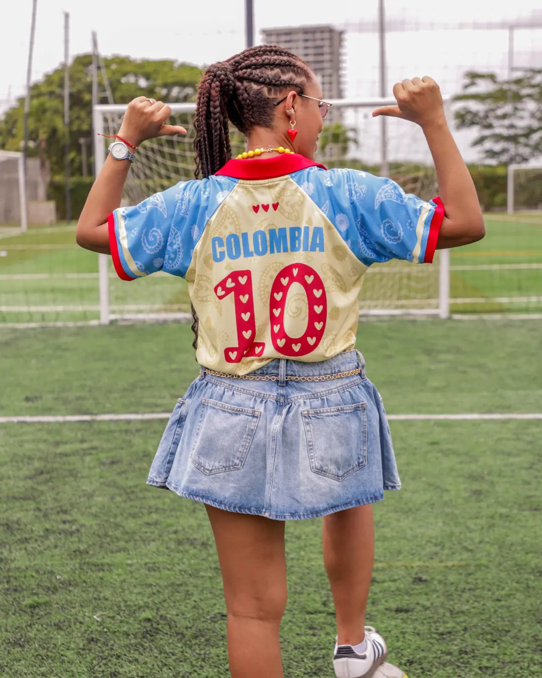 CAMISETA CORAZÓN TRICOLOR