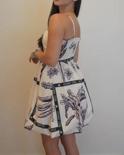 Vestido globo Hortensia