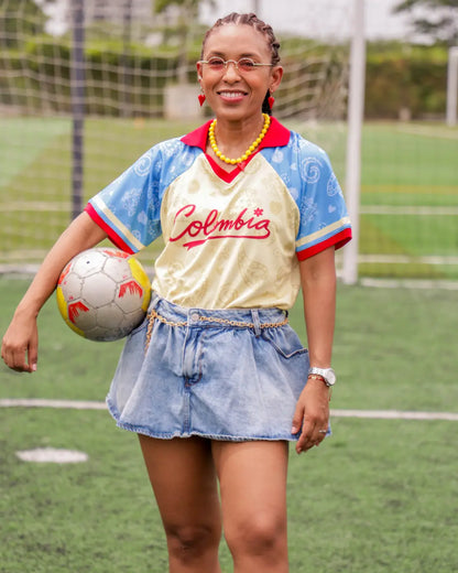 CAMISETA CORAZÓN TRICOLOR