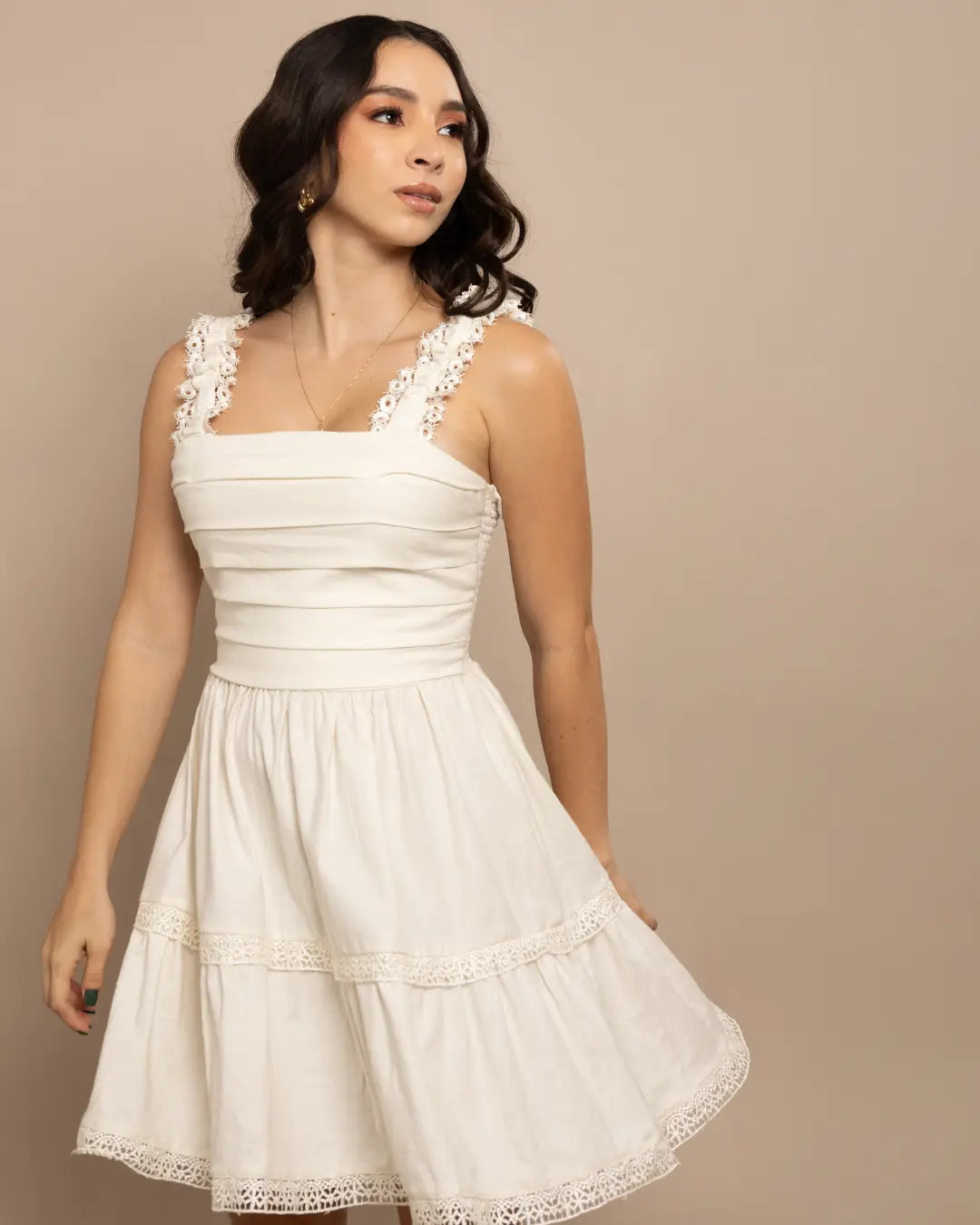 Vestido Arleth - Marfil