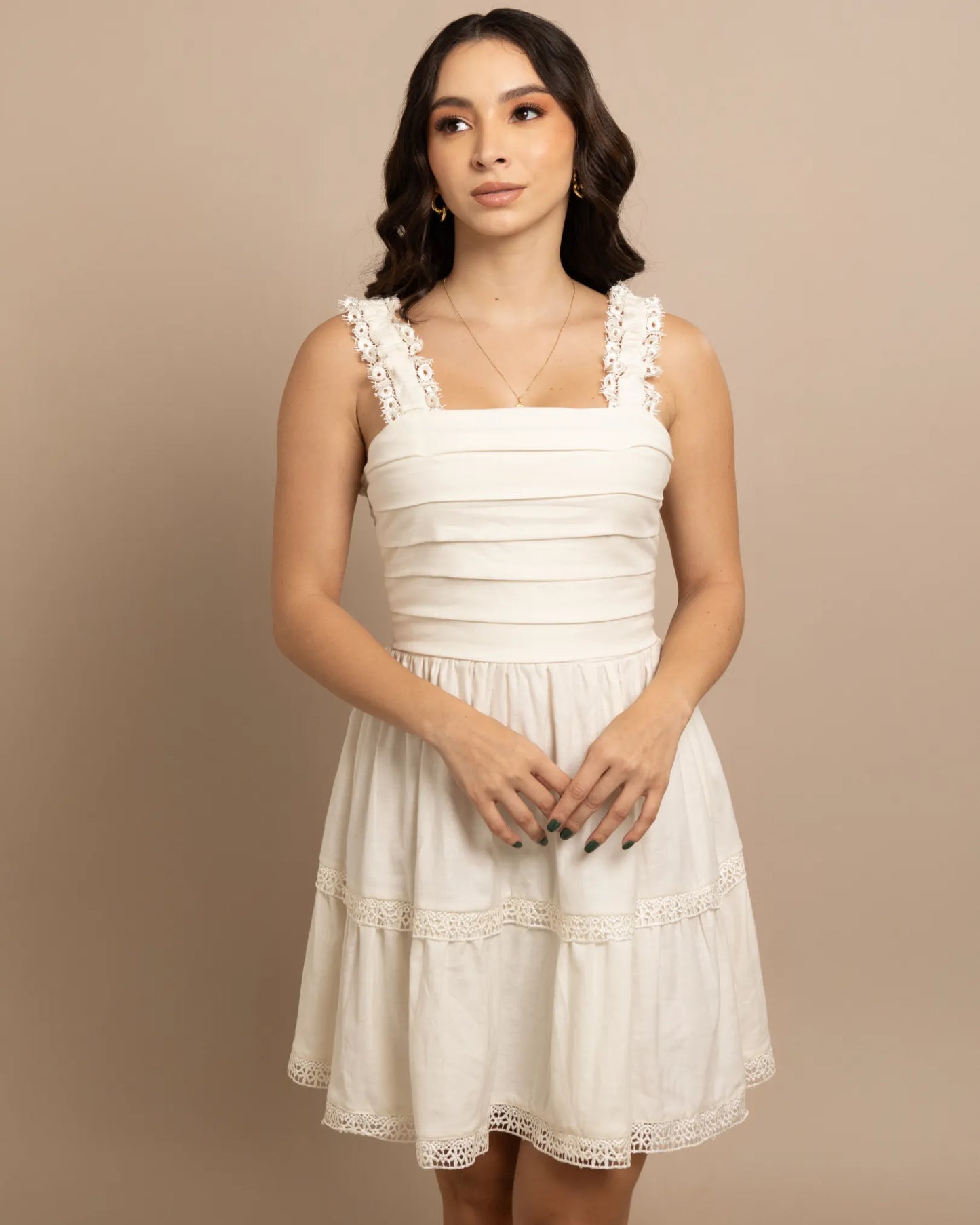 Vestido Arleth - Marfil